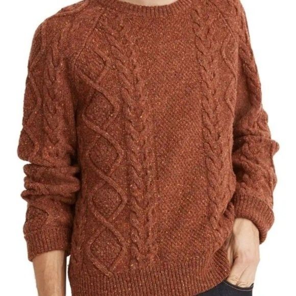 Madewell Sweaters - Madewell Donegal Cableknit Fisherman Jumper Sweater